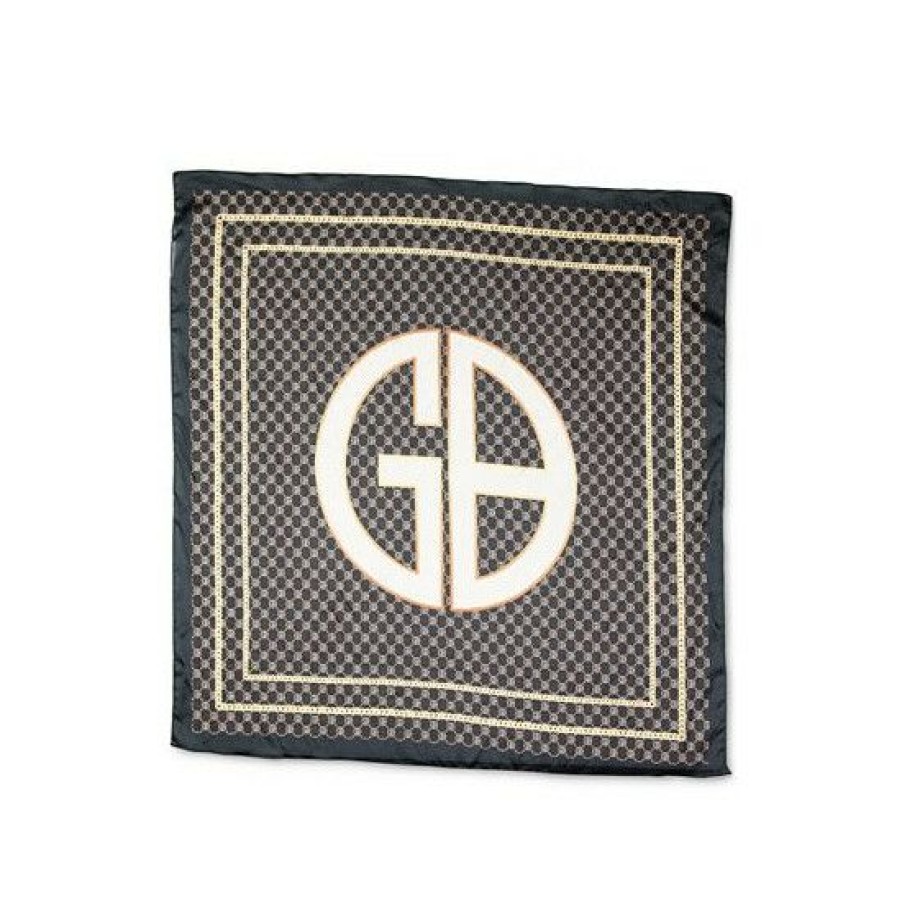 Handbags & Accessories * | Best Pirce Giani Bernini Women'S Logo Chain Print Square Scarf