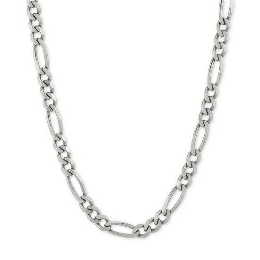 Jewelry & Watches * | Top 10 Giani Bernini Figaro 22 Chain Necklace In Sterling Silver