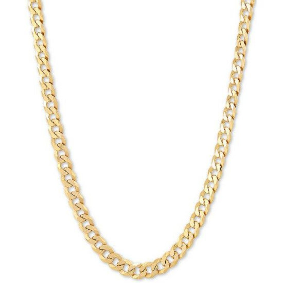 Jewelry & Watches * | Cheap Giani Bernini Flat Curb Link 18 Chain Necklace In 18K Gold-Plated Sterling