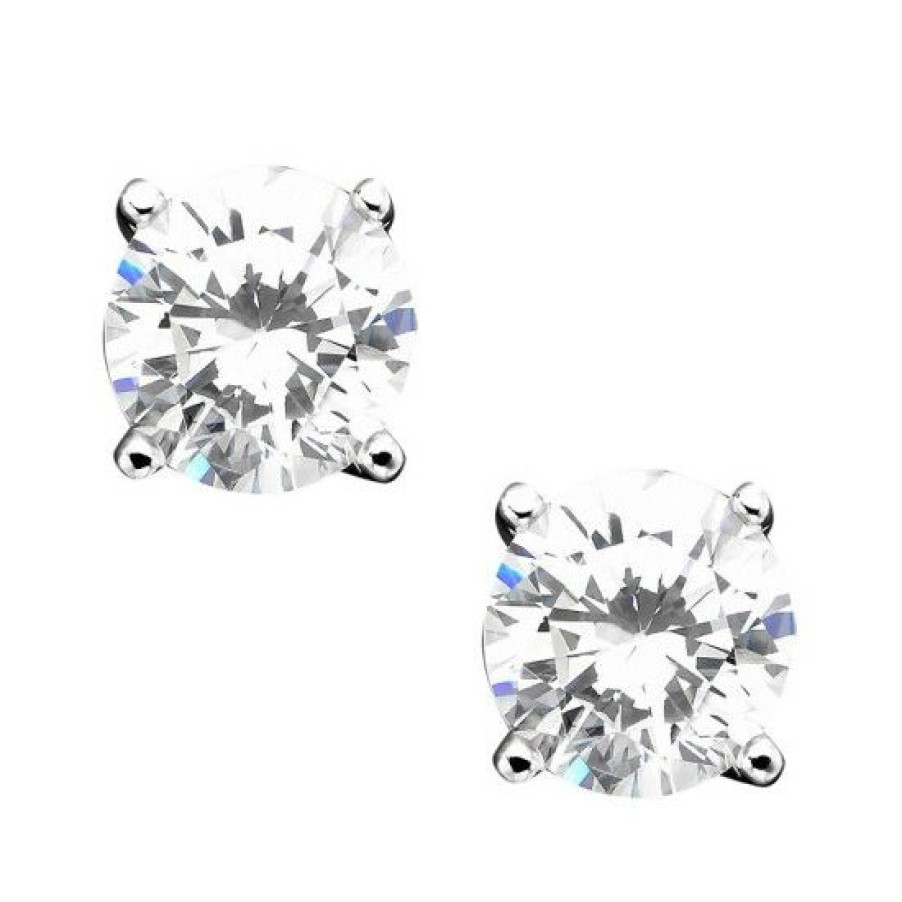 Jewelry & Watches * | Best Pirce Giani Bernini Cubic Zirconia Stud Earrings, Created For Macy'S