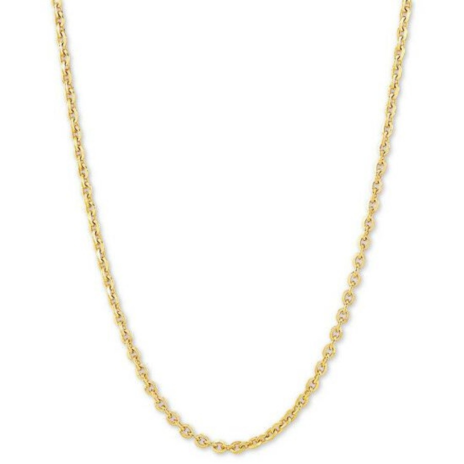 Jewelry & Watches * | Best Sale Giani Bernini Oval Link Cable 20 Chain Necklace In Sterling Silver Or 18K Gold-Plated Over Sterling Silver Gold Over Silver