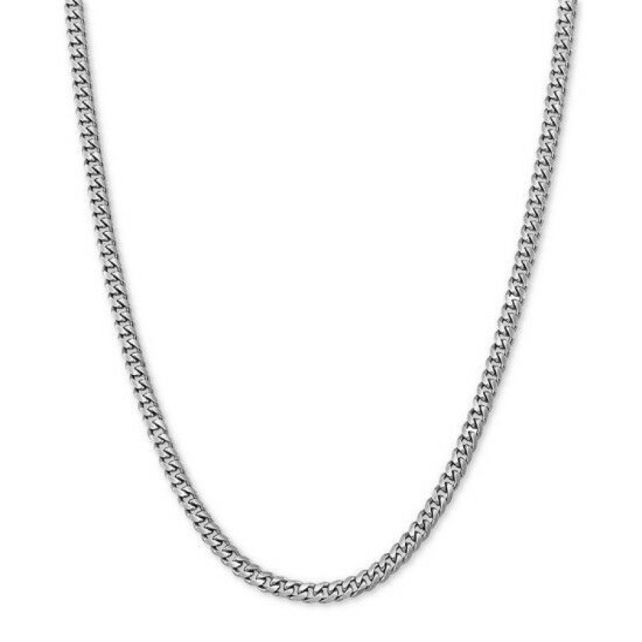 Jewelry & Watches * | Best Deal Giani Bernini Cuban Link 20 Chain Necklace In Sterling Silver