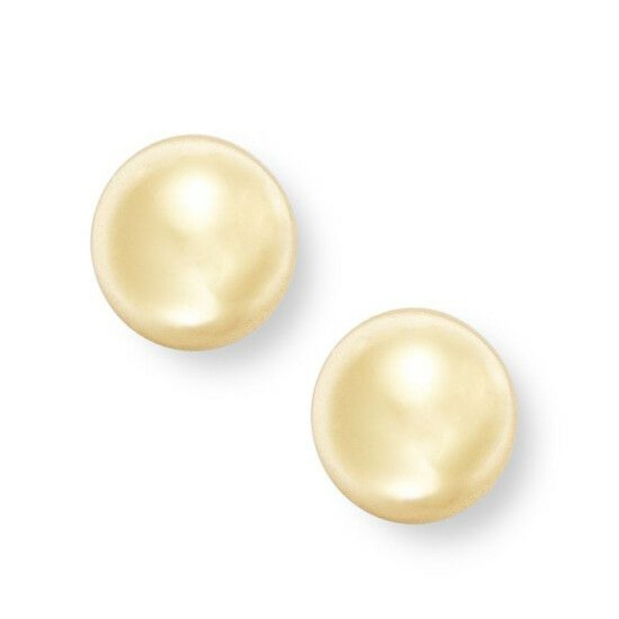 Jewelry & Watches * | Flash Sale Giani Bernini Ball Stud Earrings (8Mm) In 18K Over Sterling Silver, Created For Macy'S Gold