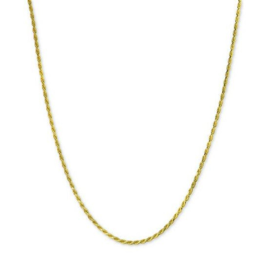 Jewelry & Watches * | Discount Giani Bernini Rope Chain Adjustable 22 Necklace, Created For Macy'S