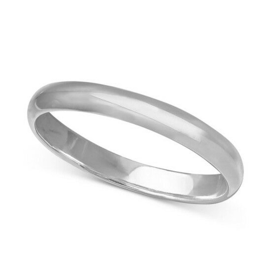 Jewelry & Watches * | Flash Sale Giani Bernini Polished Band In , Created For Macy'S Sterling Silver