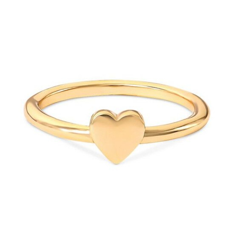 Jewelry & Watches * | Hot Sale Giani Bernini Petite Polished Heart Ring, Created For Macy'S