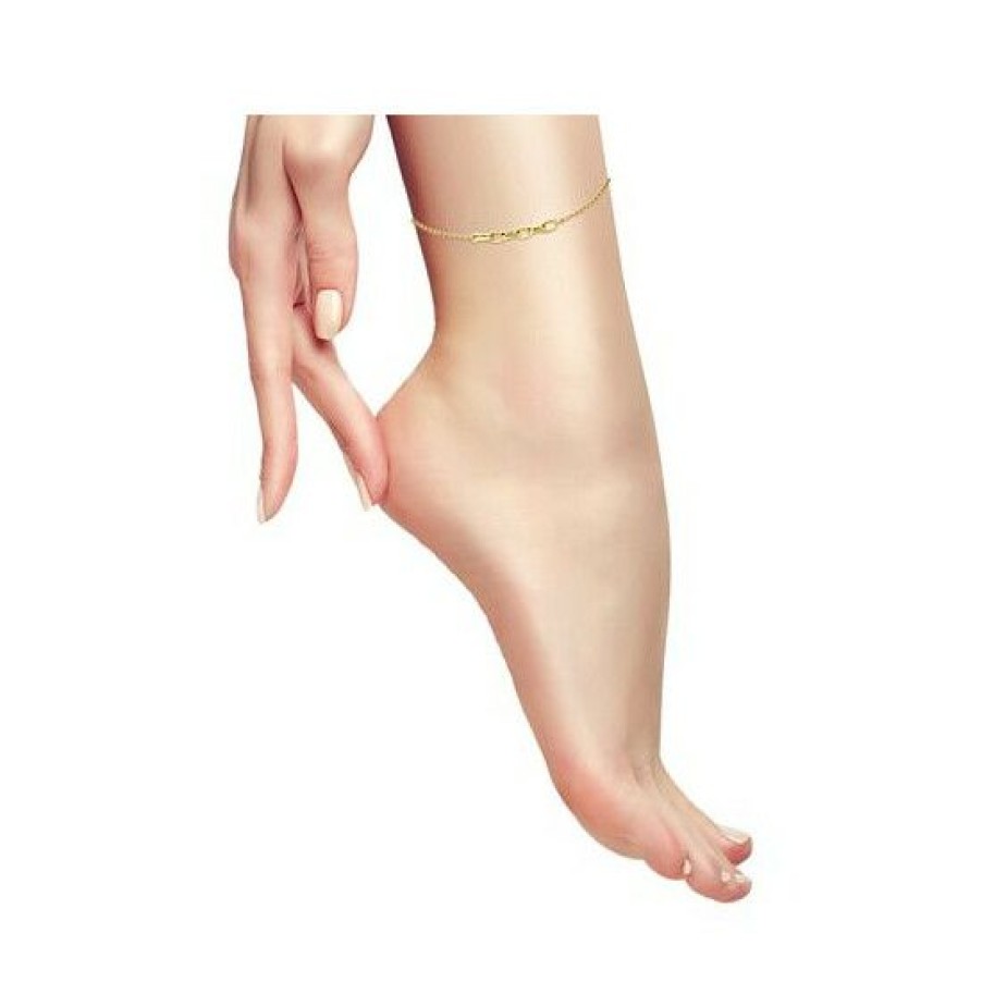 Jewelry & Watches * | Coupon Giani Bernini Large Link Ankle Bracelet In 18K Gold-Plated Sterling Sterling , Created For Macy'S