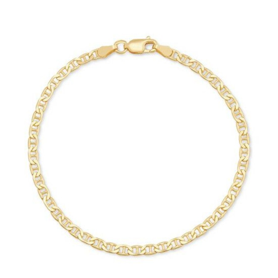 Jewelry & Watches * | Outlet Giani Bernini Mariner Link Chain Bracelet In 18K Plated Sterling Silver, Created For Macy'S Gold