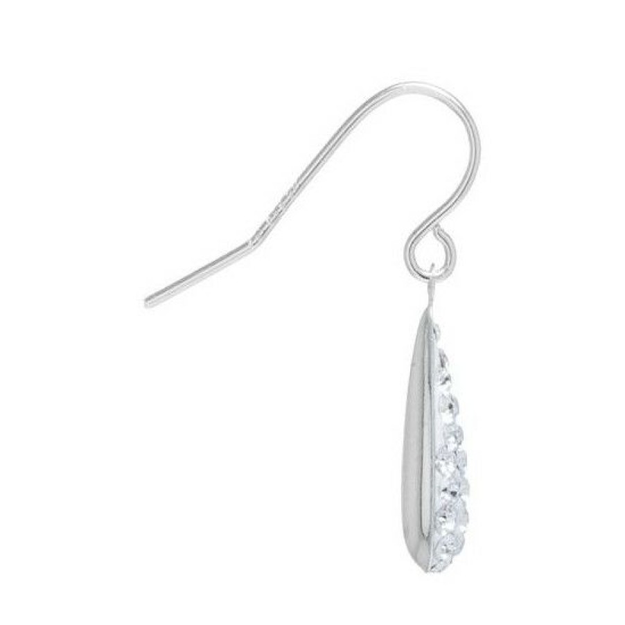 Jewelry & Watches * | Top 10 Giani Bernini Pave Crystal Teardrop Earrings In Sterling Silver. Available In , , , , Or