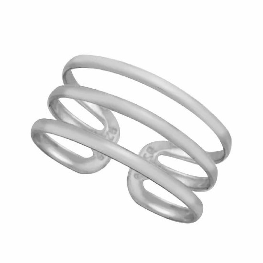 Jewelry & Watches * | Best Pirce Giani Bernini Triple Band Adjustable Toe Ring Sterling Silver