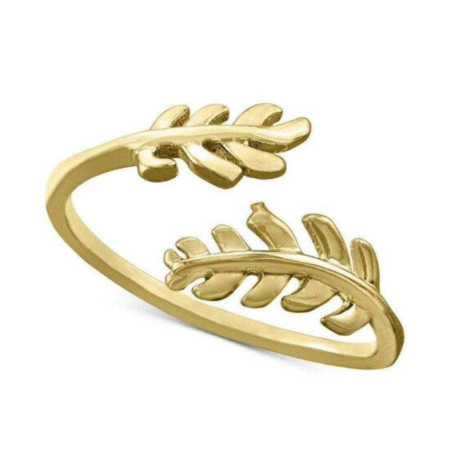 Jewelry & Watches * | Wholesale Giani Bernini Double Leaf Bypass Ring, Created For Macy'S