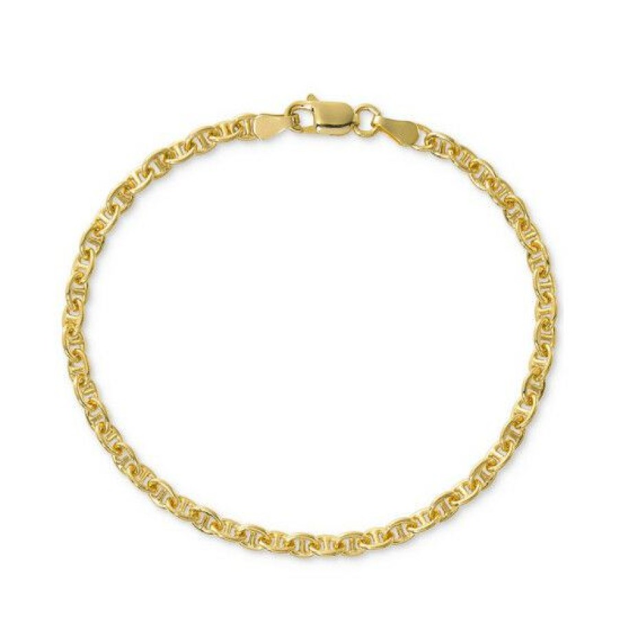 Jewelry & Watches * | Buy Giani Bernini Mariner Link Chain Bracelet, Created For Macy'S Gold Over Silver